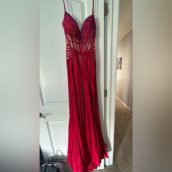 Designer Ellie Wilde dress, size zero. Worn only once - Picture 4 of 5